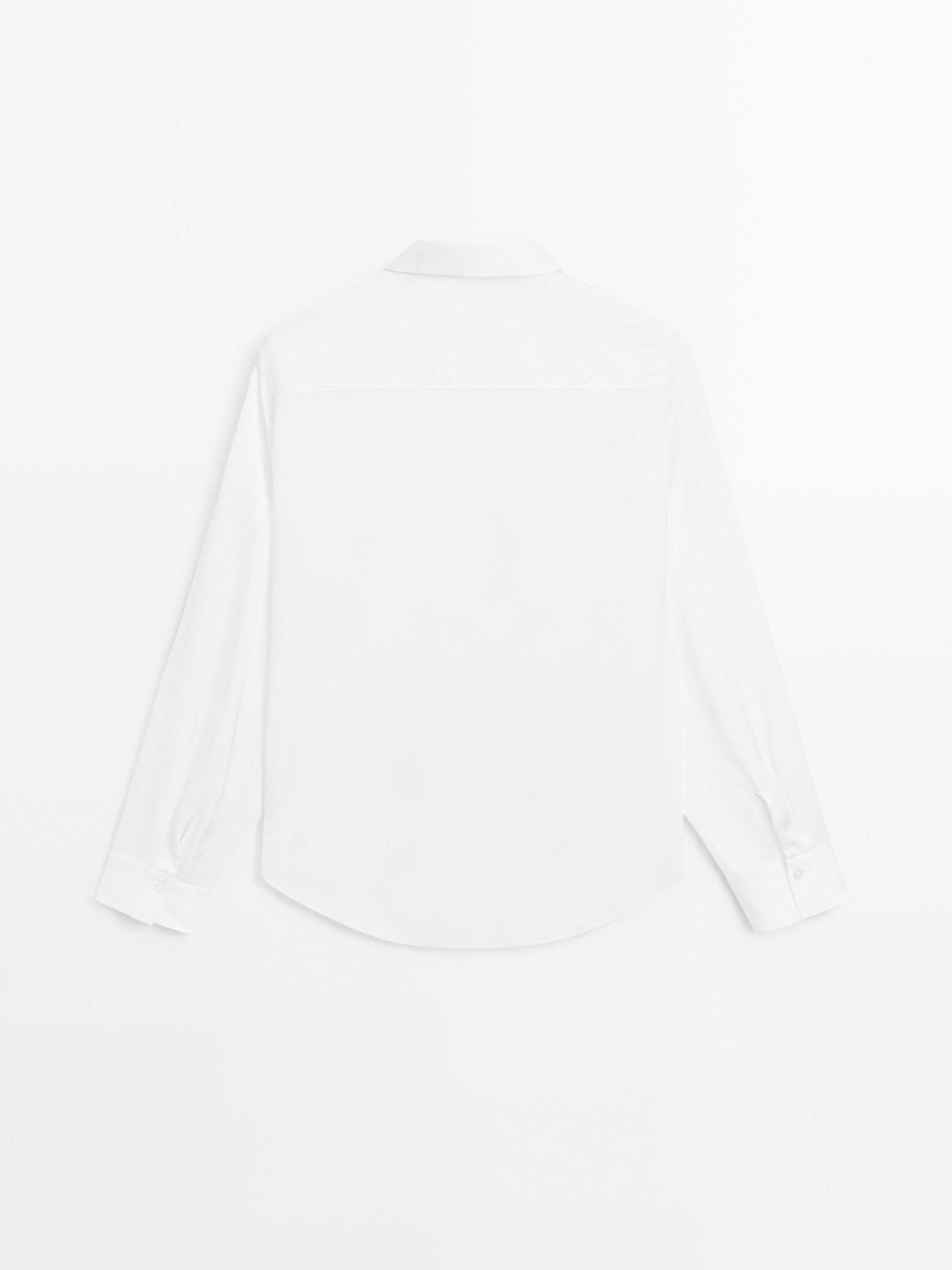 Chemisier fluide satin